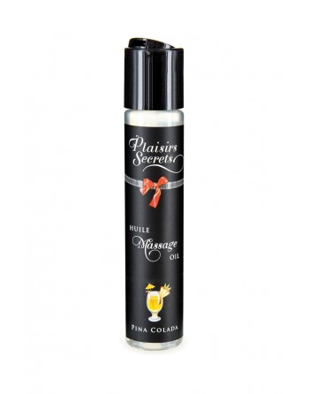 Huile de massage gourmande piña colada 59 ml - Plaisirs Secrets