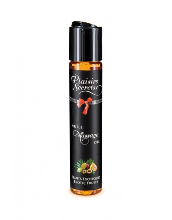 Huile de massage gourmande fruits exotiques 59 ml - Plaisirs Secrets