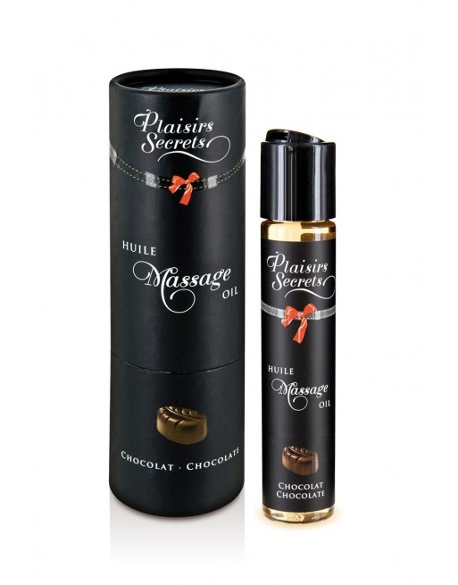 Huile de massage gourmande chocolat 59 ml - Plaisirs Secrets