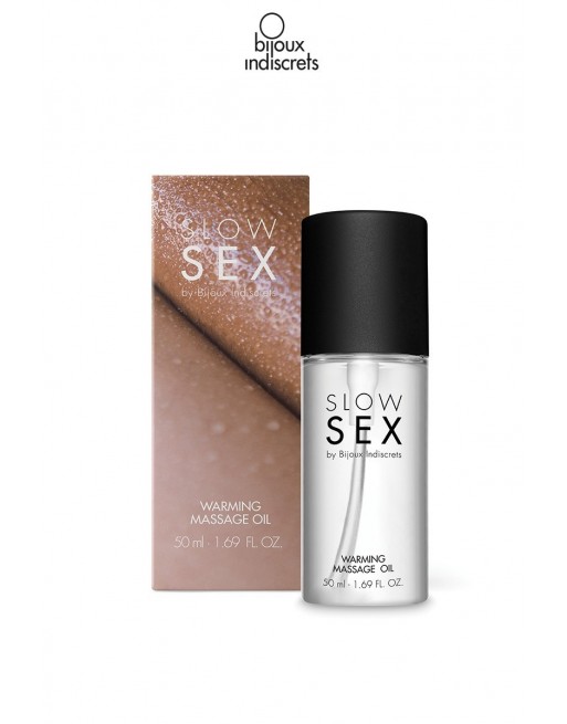 Huile de Massage Chauffante50 ml - Slow Sex