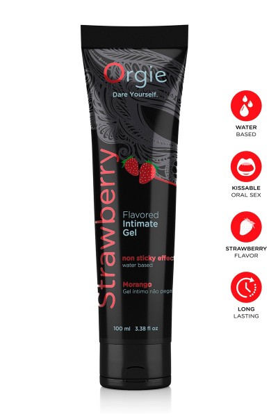 Gel intime fraise 100ml - Orgie