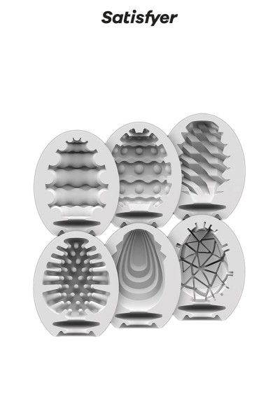 Pack de 6 Satisfyer Eggs assortis