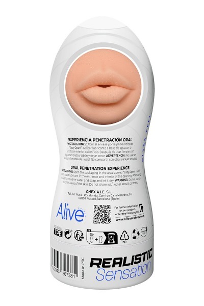 Masturbateur Maxi Flex Oral Experience - Alive