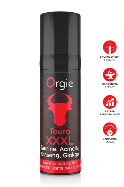 Crème d'Érection Touro XXXL 15ml - Orgie