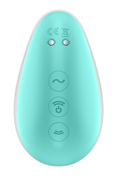 Stimulateur Pixie Dust air pulsé et vibrations - rose et menthe