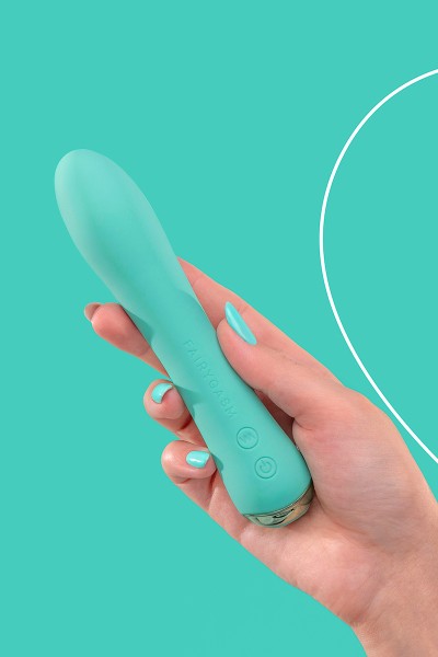 Vibro rechargeable WowGenie vert - FairyGasm