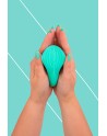 Mini vibro rechargeable SilkenTouch vert - FairyGasm
