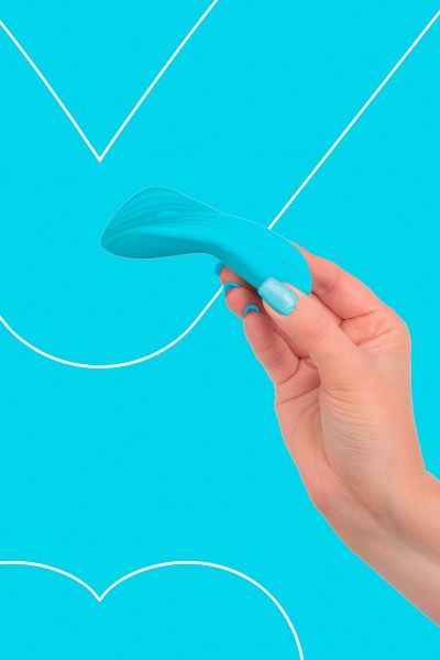 Mini vibro rechargeable SilkenTouch bleu - FairyGasm