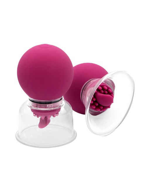 Pompe à clitoris et tétons rotative et vibrante - She.E.O.