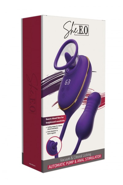 Stimulateur clitoridien et anal - She.E.O