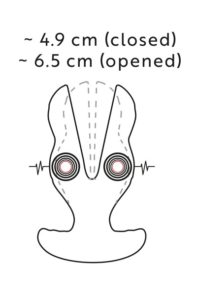 Plug Anal E-Stim RC Power Expander - Anos