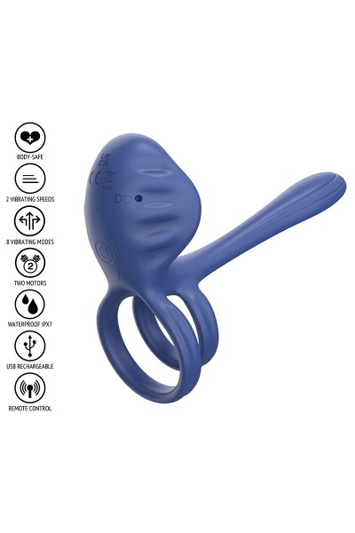 Anneau vibromasseur version slim pour couple - Xocoon