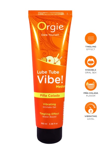 Lubrifiant Lube Tube Vibe Medium Pina Colada 100ml