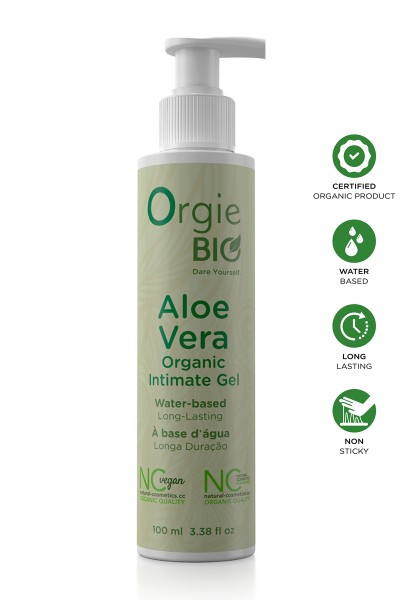 Gel Intime Bio à Base d'eau à l'Aloe Vera