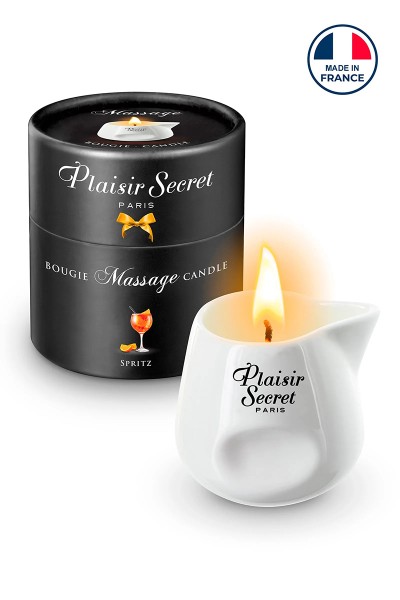 Bougie de massage gourmande Spritz - Plaisir secret