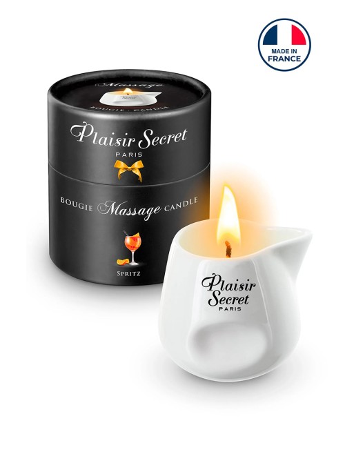 Bougie de massage gourmande Spritz - Plaisir secret