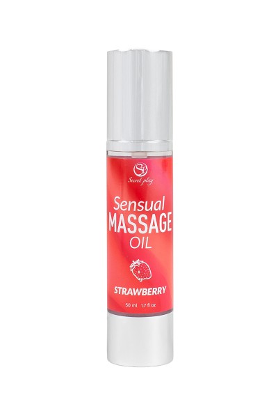 Huile de massage Fraise - Secret Play