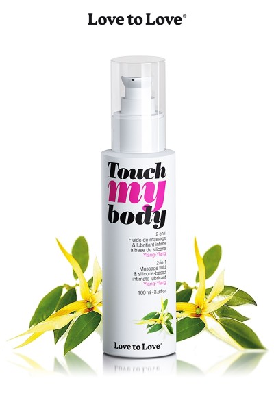 Fluide massage  lubrifiant - ylang-ylang