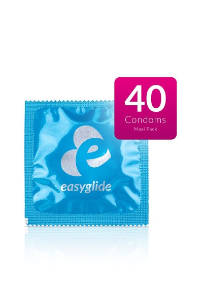 40 préservatifs Extra Fins - EasyGlide