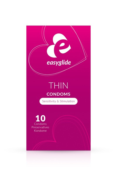 10 préservatifs Extra Fins - EasyGlide