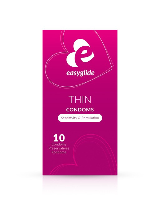 10 préservatifs Extra Fins - EasyGlide
