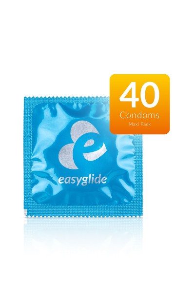 40 préservatifs parfumés - EasyGlide