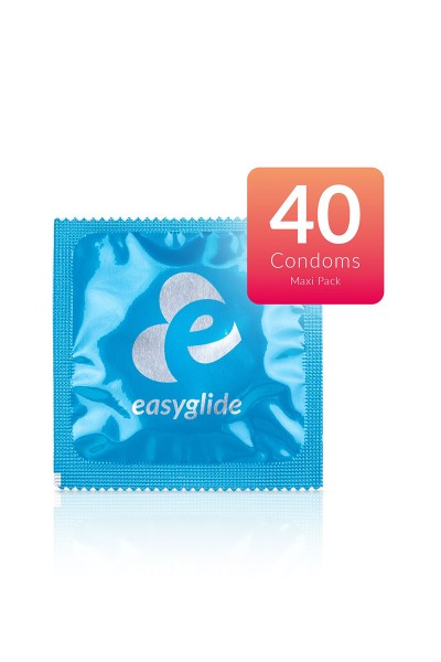 40 préservatifs Ribs and Dots - EasyGlide