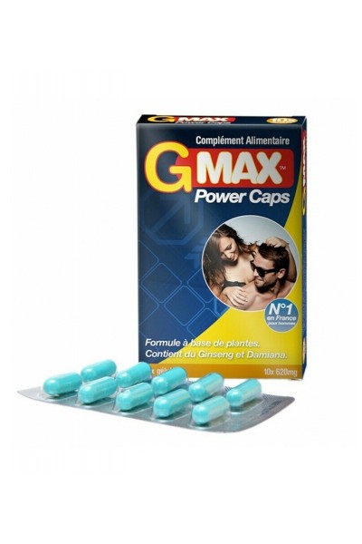 G-Max Power Caps Homme 10 gélules