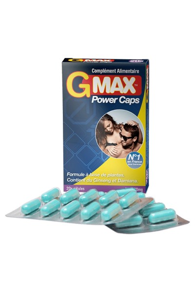 G-Max Power Caps Homme 20 gélules