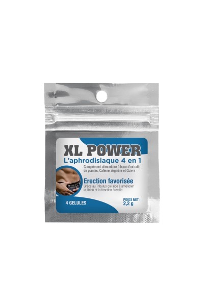 XL Power 4 gélules - Aphrodisiaque