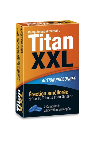 Titan XXL 2 comprimés - stimulant sexuel