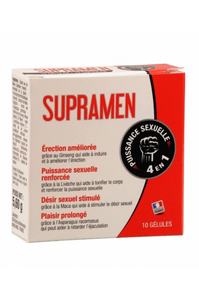 Supramen 10 gélules - Aphrodisiaque