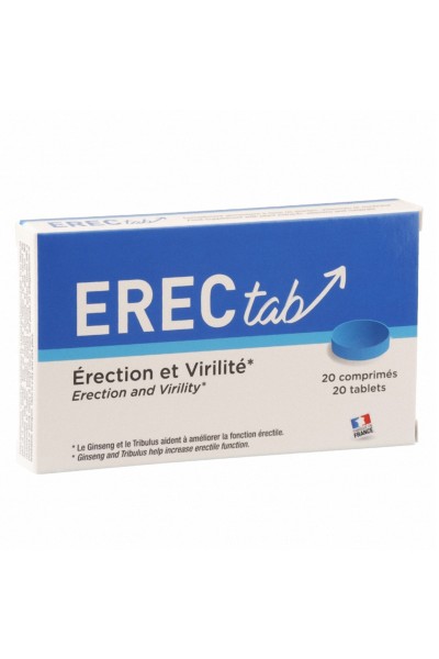 Erectab 20 comprimés - Stimulant sexuel 