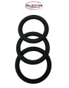 Set 3 CockRings silicone - Malesation