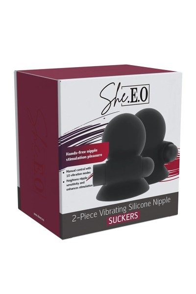 Suceurs de mamelons vibrants - She.E.O