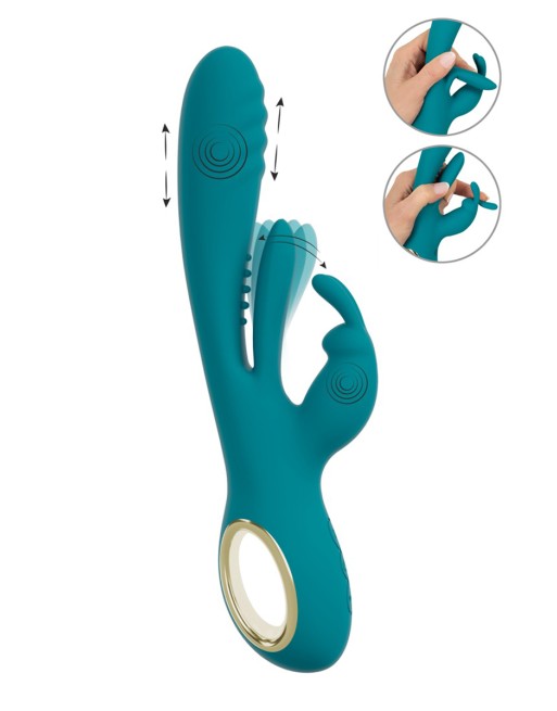 Vibro Rabbit avec va-et-vient et stimulation point G - Sweet Smile