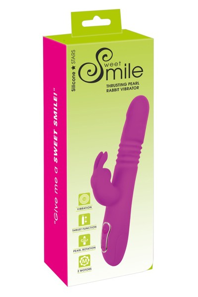 Vibro Rabbit Thrusting Pearl - Sweet Smile
