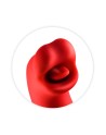 Vibromasseur rabbit 3-en-1 Kissy rouge - Yoba