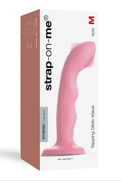 Vibro Tapping dildo wave rose