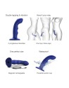 Vibro Tapping dildo wave bleu