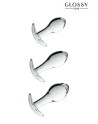 Set 3 plugs anal en verre Glossy Toys n° 17