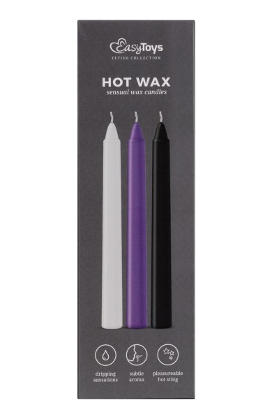 3 Bougies sensuelles Easytoys Fetish Collection