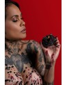 Set 2 bougies rose Bondage - Taboom