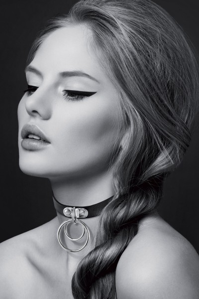 Collier Fetish avec double  anneau - Bijoux pour Toi