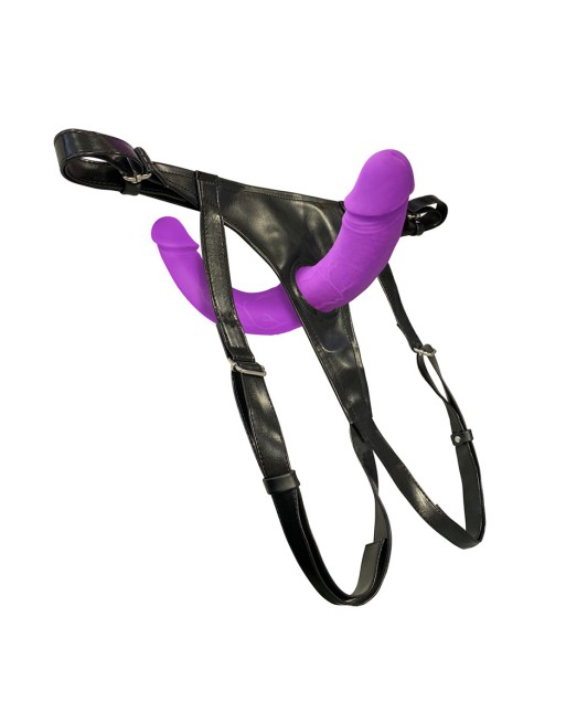 Double Strap-On ultra doux - Sweet Smile