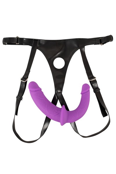 Double Strap-On ultra doux - Sweet Smile