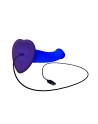 Dildo lumineux violet - Strap-On-Me