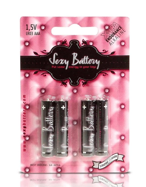 Sexy battery - Piles AAA x4