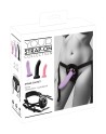 Gode ceinture avec 3 dildos inclus - You2Toys