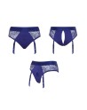 Harnais lingerie Diva bleu